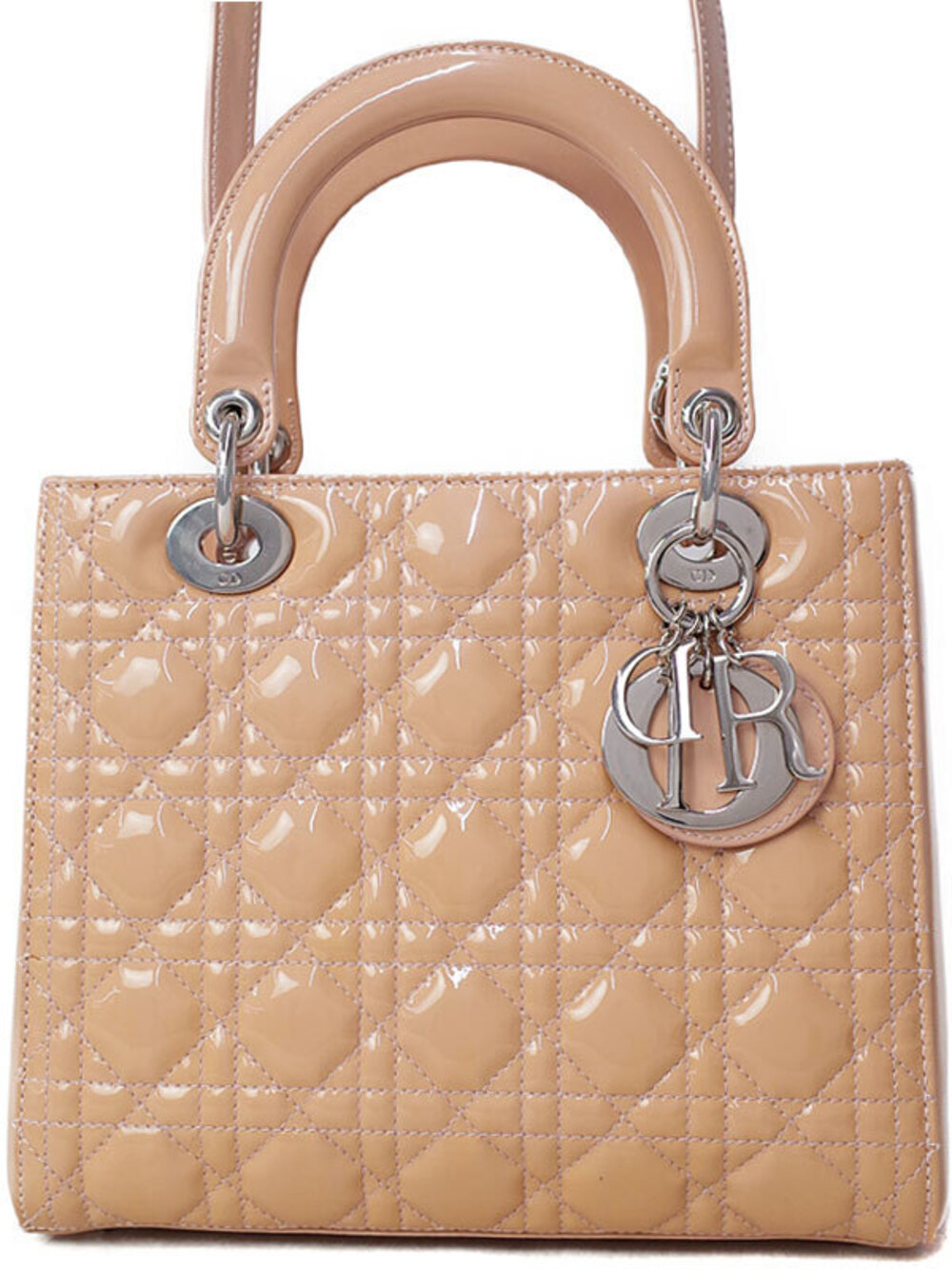Christian Dior Cannage Quilted Lady Dior 2way bag
